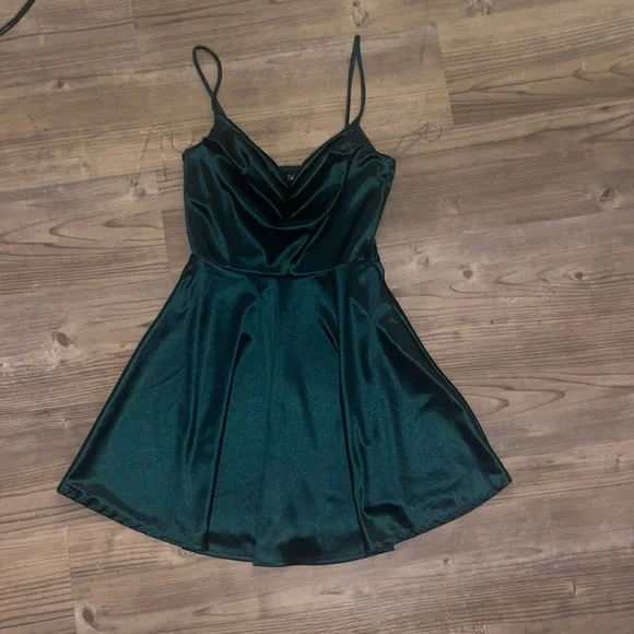 Windsor | Dresses | Windsor Silky Chic Satin Skater Dress | Poshmark